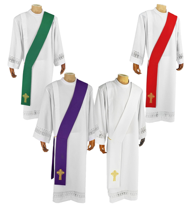 Set of Deacon Stoles - Celtic Cross #393
