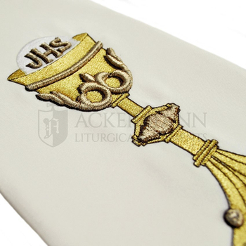 Set of 4 Gothic Stoles Chalice and Host