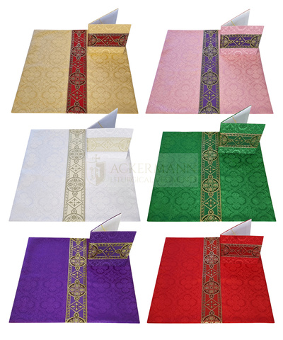 Set of 6 Burses and chalice veils model 113