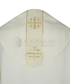 Gothic Cope Jerusalem Crosses model 103